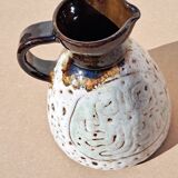 Ceramic pitcher Juliette Derel Vallauris 1960