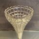 Vase bouquet cone cut crystal Baccarat Saint Louis late nineteenth early twentieth