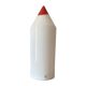 Postmodern pencil shape Murano glass table lamp, Formia Murano Italy 1980s