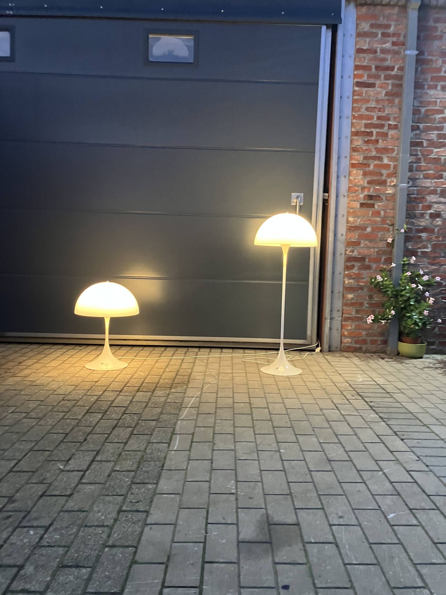 Vintage large table lamp 70cm Panthella Louis Poulsen Verner Panton