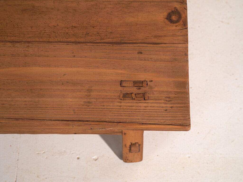Antique pine coffee table – China, circa 1890
