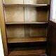 Antique display cabinet with adjustable shelves - Mahogany - Hand polished - 1920s