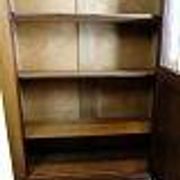 Antique display cabinet with adjustable shelves - Mahogany - Hand polished - 1920s