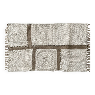 2x3 Ft  -Handstitch Cotton/Hemp Door Mat,Bath,Bed Side,Wall Decor,Wall Hanging,RUG\CARPET