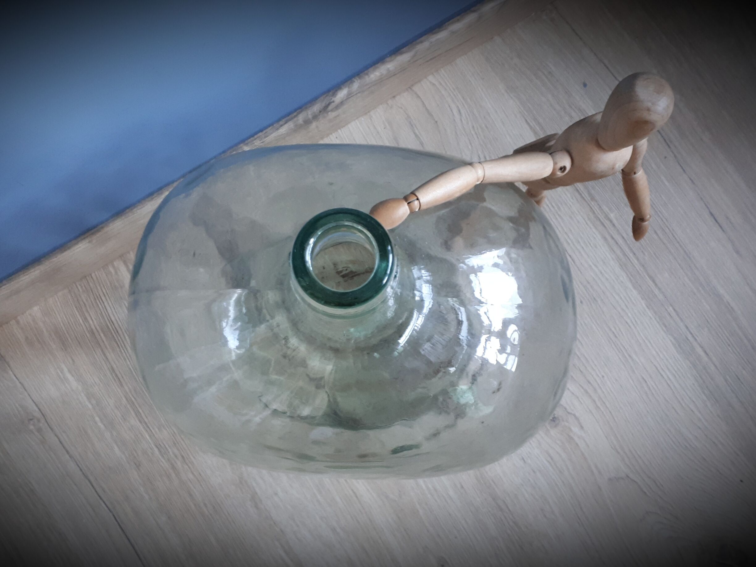 Demijohn 10 L oval transparent