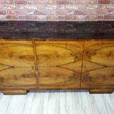 Renovated sideboard mid century, art deco, 1960s Poland