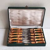 Dessert forks with bamboo handle 60'