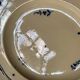 Set of 9 plates early 19th with faience twigs of Chantilly