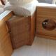 Ensemble table de ferme  blanche et quatre chaises