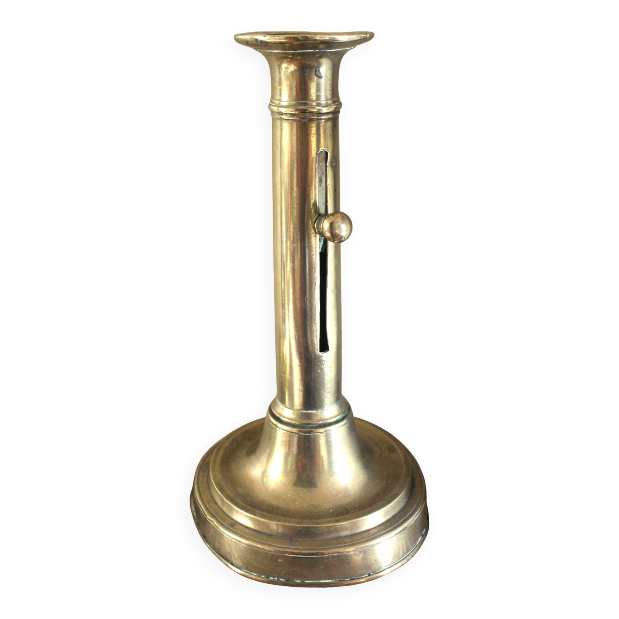 Brass candlestick push torch