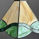 Lustre de style Tiffany. Vitrail.
