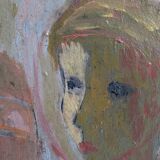 Huile sur panneau par Einar Granum, Norvège, années 1950