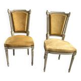 Pair of Louis XVI style chairs