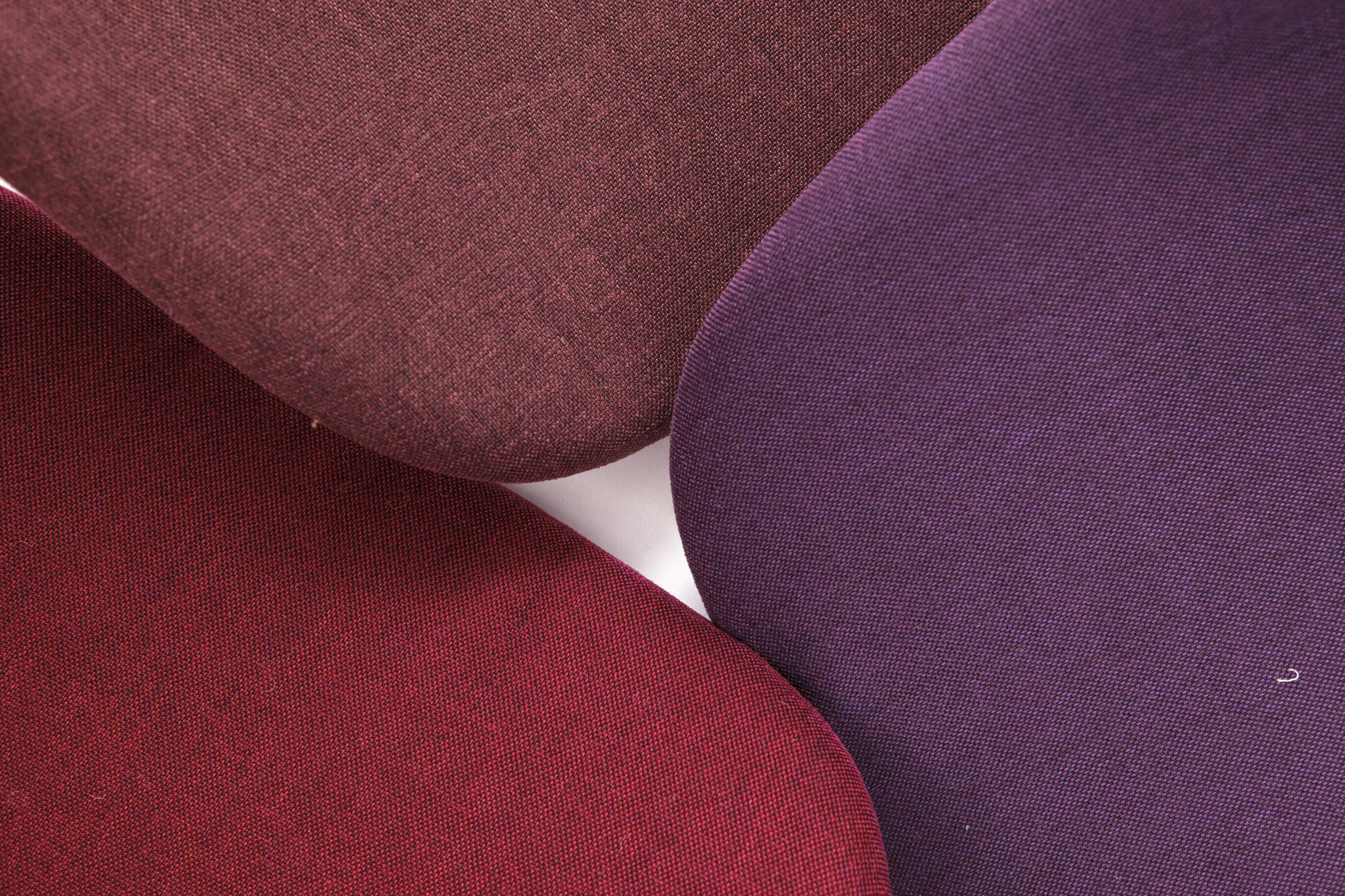 Vintage Lounge Chairs Set of 4, Germany 1960s, Beech Wood, Newly Upholstery