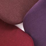 Vintage Lounge Chairs Set of 4, Germany 1960s, Beech Wood, Newly Upholstery