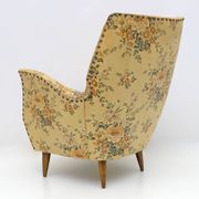 Attributed to Gio Ponti Mid-Century Modern Italian Armchairs by ISA, 1950s