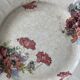 Lot de 9 assiettes plates Terre de Fer modèle « Pavots » St Amand & Hamage Nord