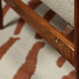 Scandinavian Lounge Chair Bouclè Beige Classic Design