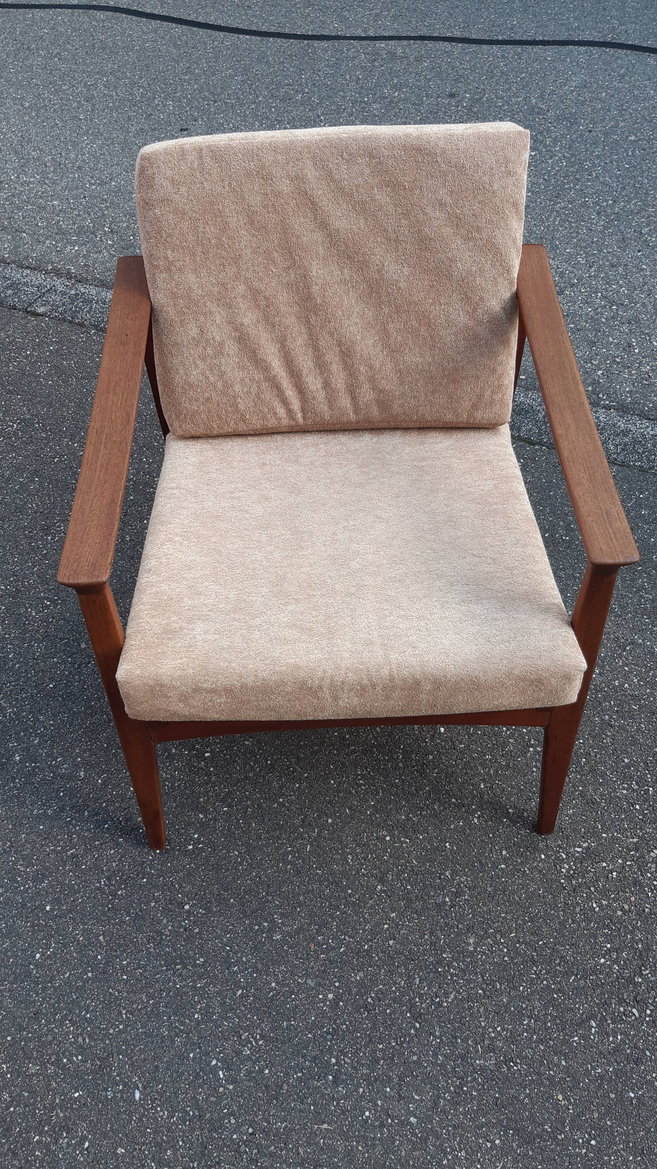 Scandinavian teak armchair 1960