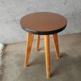 Round stool formica 50-60s vintage