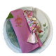 6 Serviettes “Cosmos du jardin”