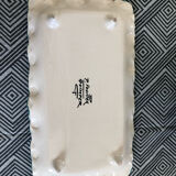 Rectangular dish and knife by Paul Fouillen