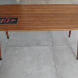 Melamine and ceramic coffee table, 1960