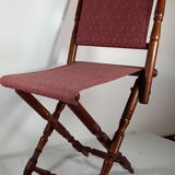 Chaise pliante en bois