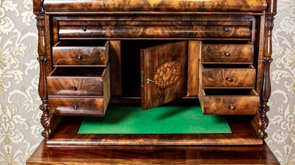Bureau secrétaire antique Louis Philippe, 1850