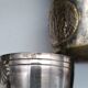 Egg cups, ladles, timpani. christofle, ercuis, sfam. silver plated.