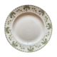 Round vinatge dish in iron earth model Palmyra of Sarreguemines