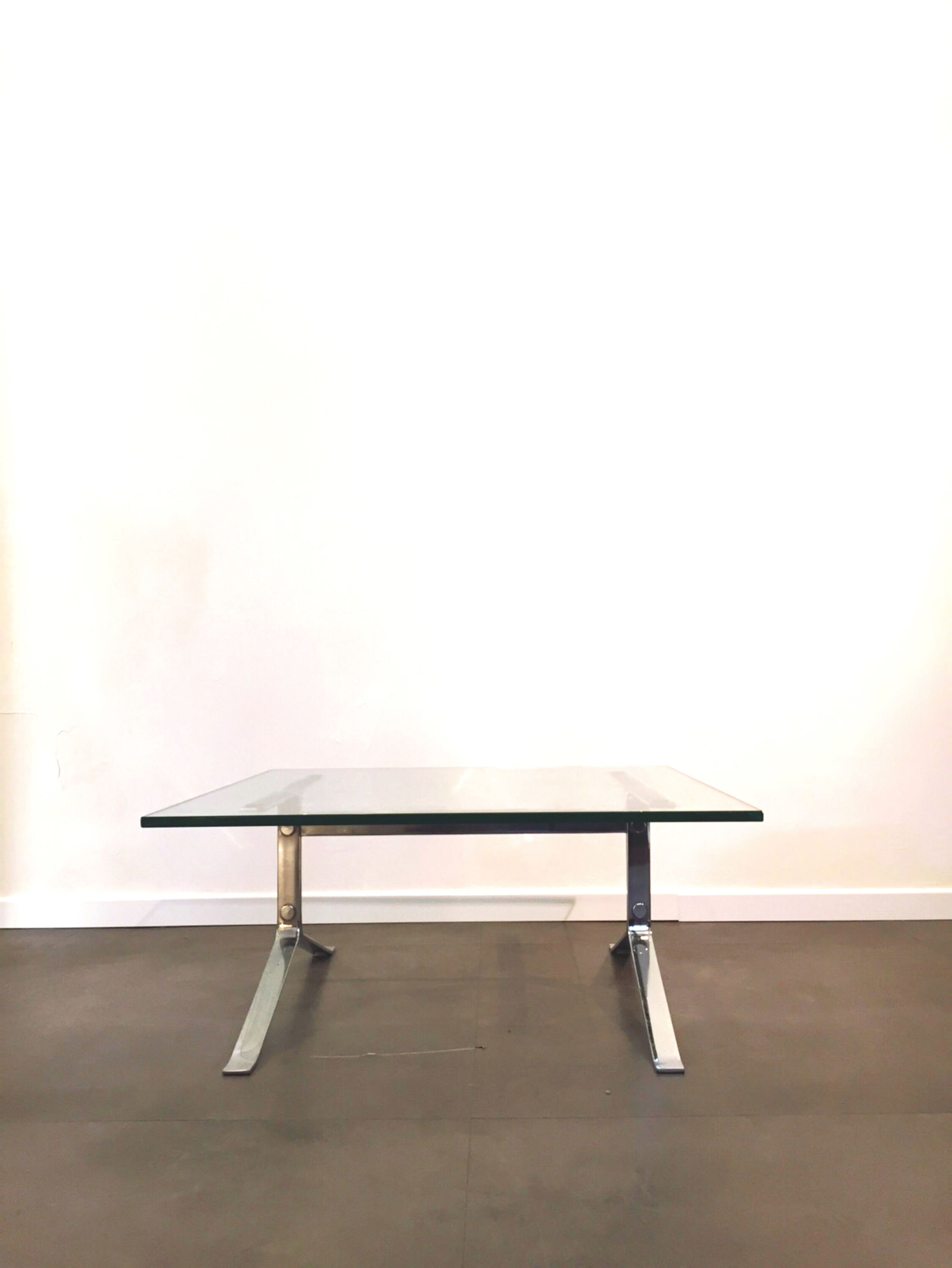 1963 Olivier Mourge's Jocker Glass Coffee Table
