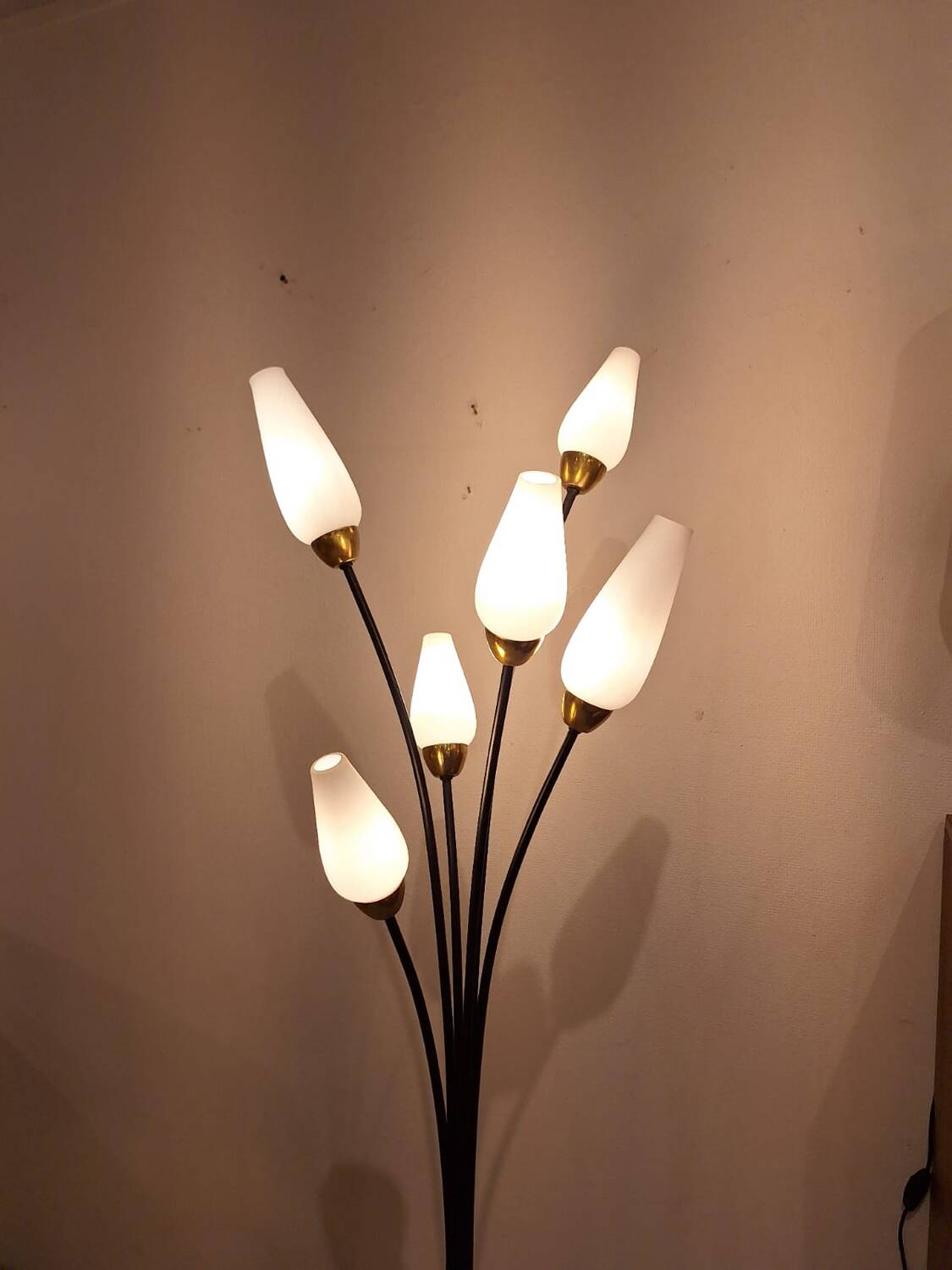 6-branch floor lamp 1950