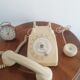 Vintage phone SOCOTEL S63 - Rotary dial - Ivory - 1975