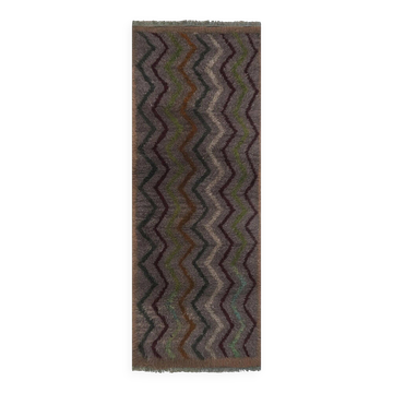 Tapis de couloir turc vintage 87x214 cm