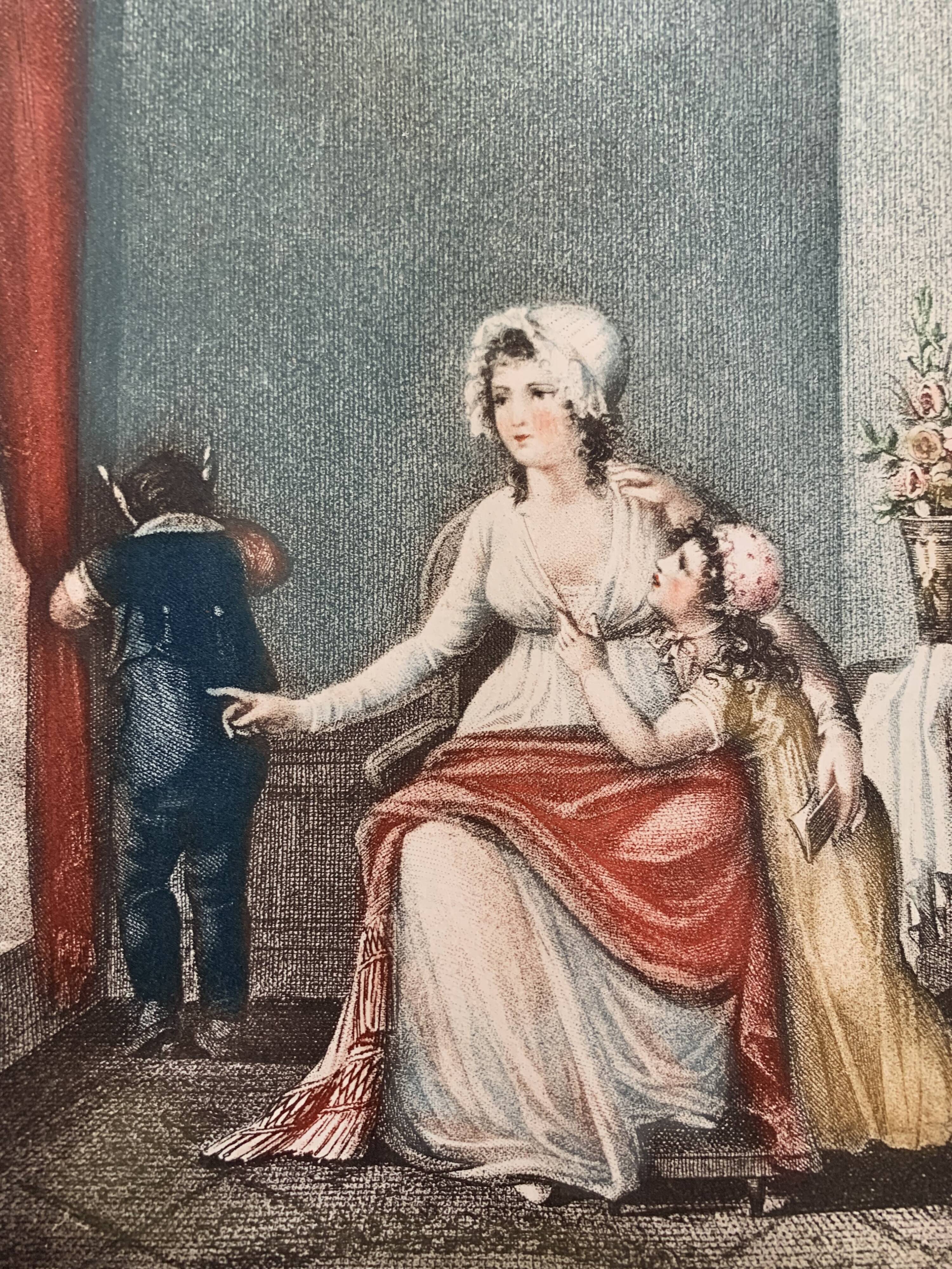 Gravure couleur / A. Legrand / La Pénitence