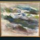 Large Original Swedish Oil on Canvas – “Abstract Composition” by Johny Colebring – 1978 – Signed – Vintage & Framed – 83×73 cm