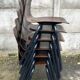 Lot de 6 chaises vintage Eromes E5
