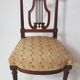 Chaise à dossier lyre époque louis XVI