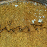 Signed sandstone broc pitcher to restore
