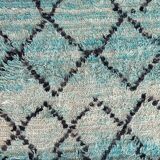 Moroccan rug Marmoucha green - 259 x 103 cm