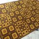 Modernist op-art rug with abstract graphic pattern by Magura, Germany 1960s