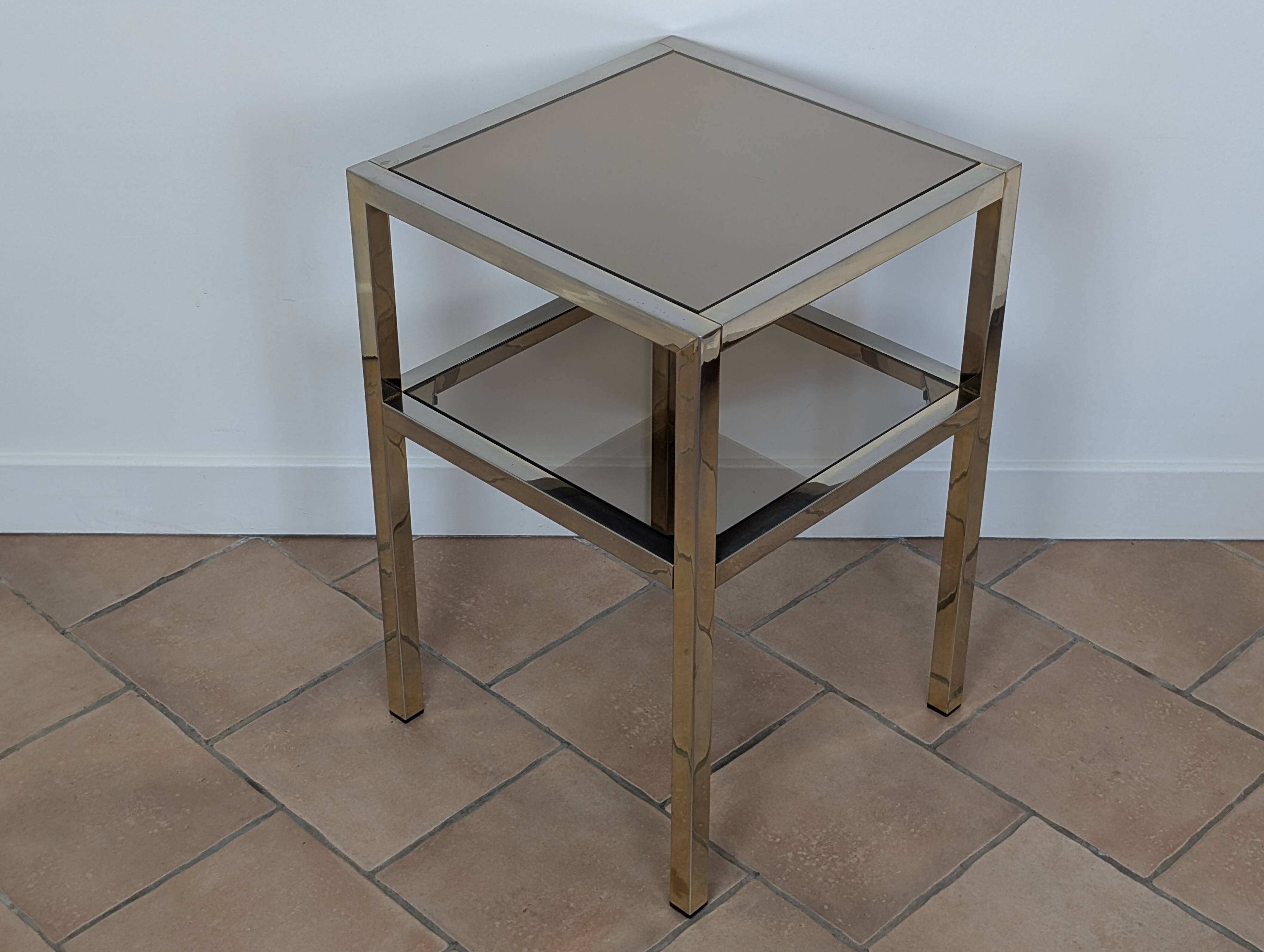 Chrome side tables/occasional tables