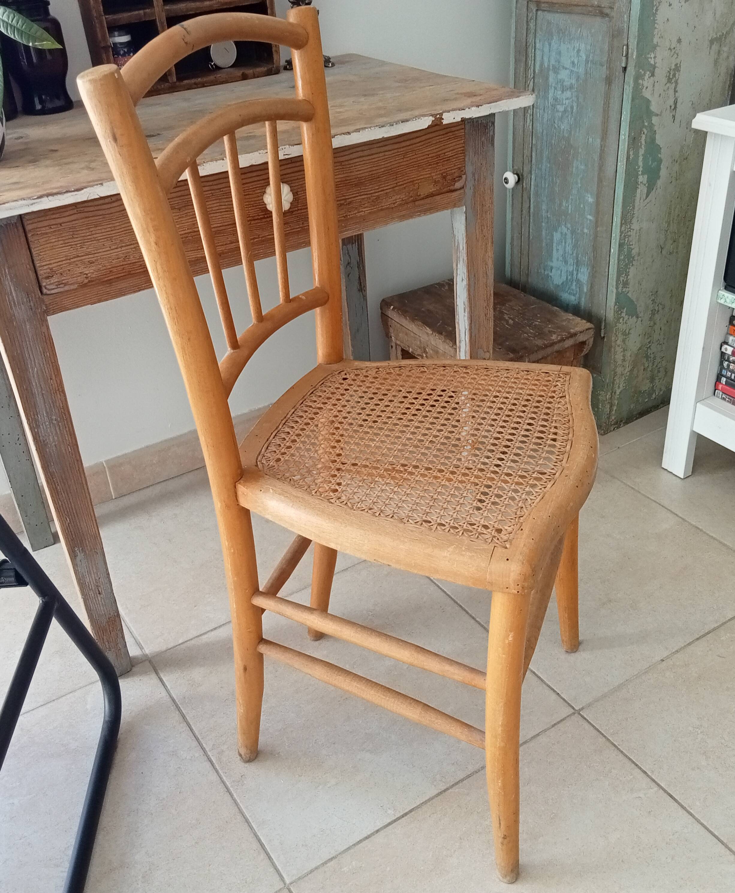 Bistro canned chair 1930