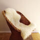 Fauteuil corbeille en rotin tressé