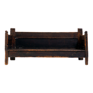 Banc en bois espagnol du 18ème