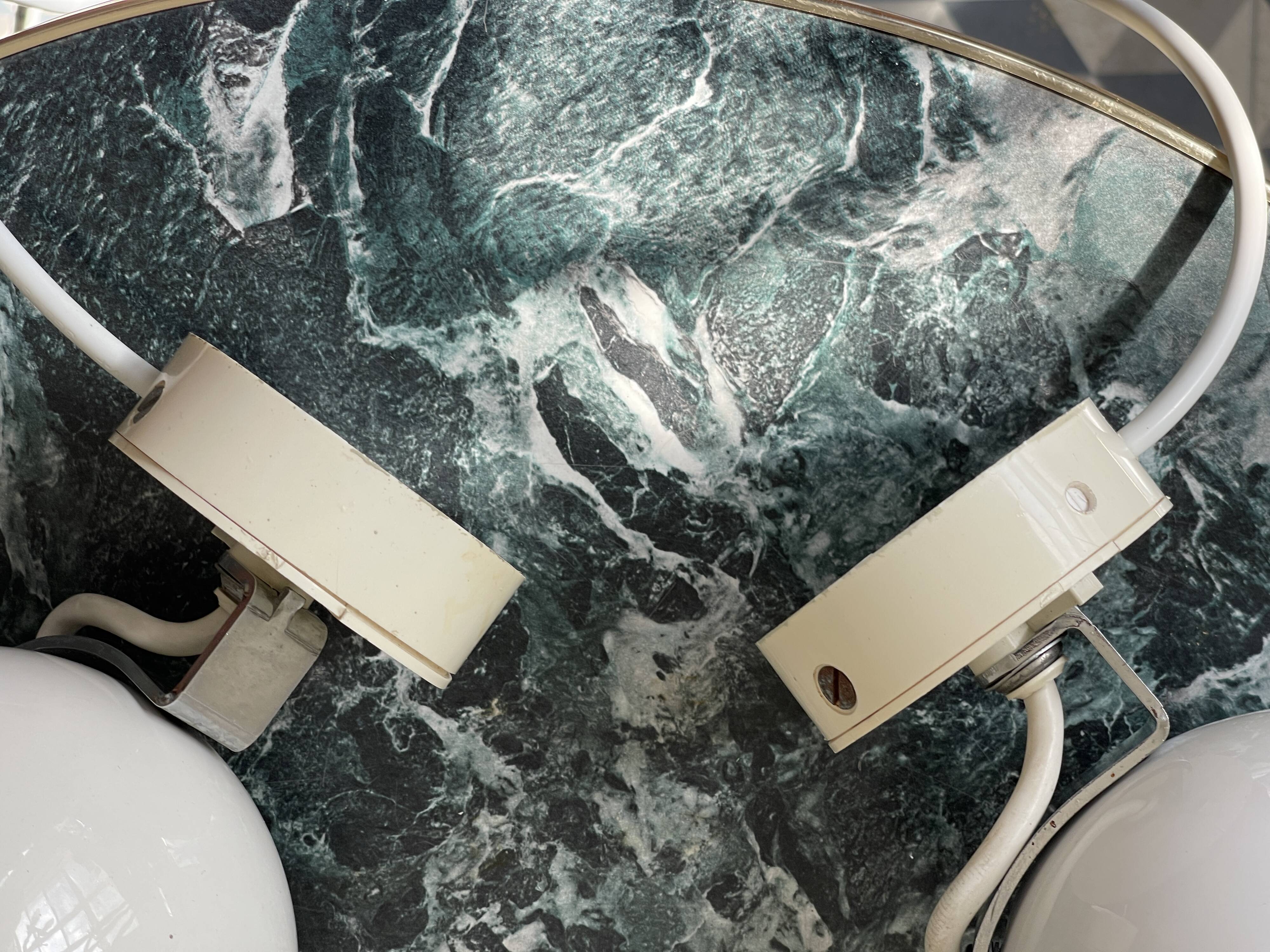 Pair of 1960s eyeball wall lights