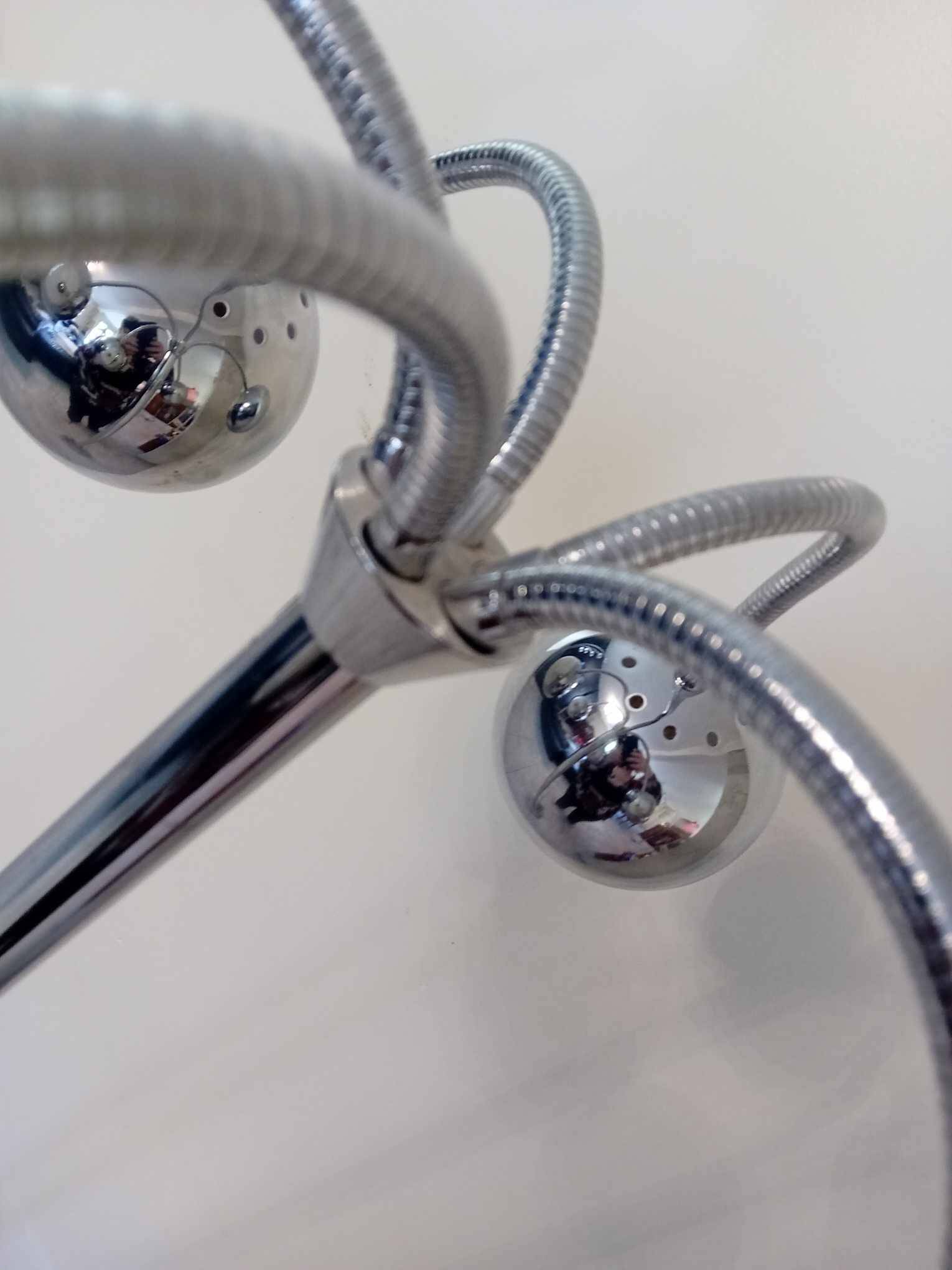 Floor lamp with 5 arms of light from the 80s