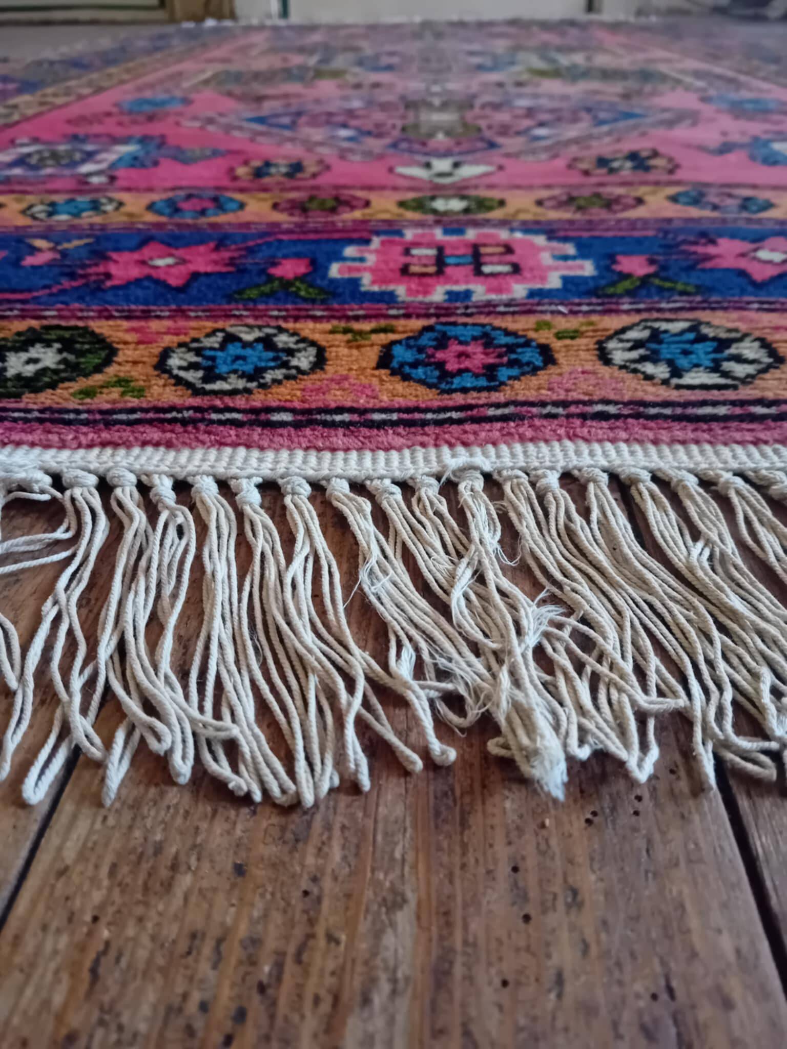 Tapis Caucasien Shirvan fait main 252x143cm
