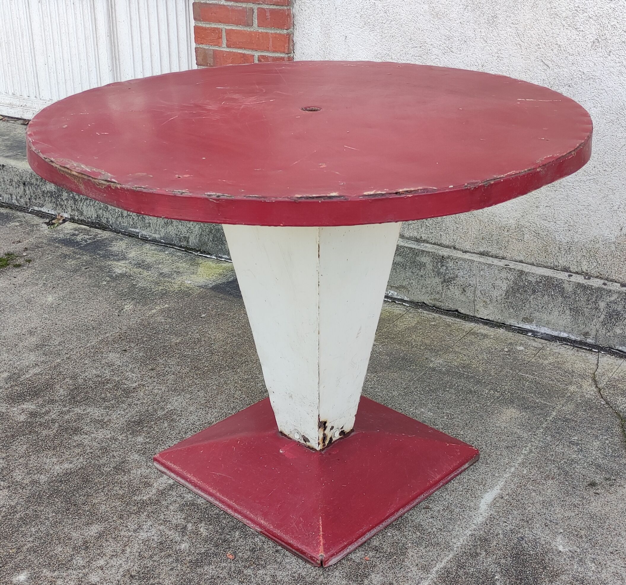 Vintage metal table Tolix